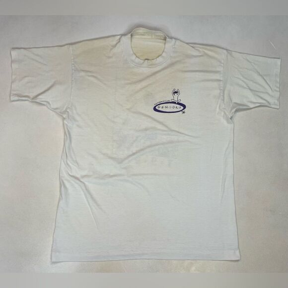 VINTAGE Tottenville High School 1996 Art T-shirt Men XL 90s Single Stitch - Picture 4 of 9